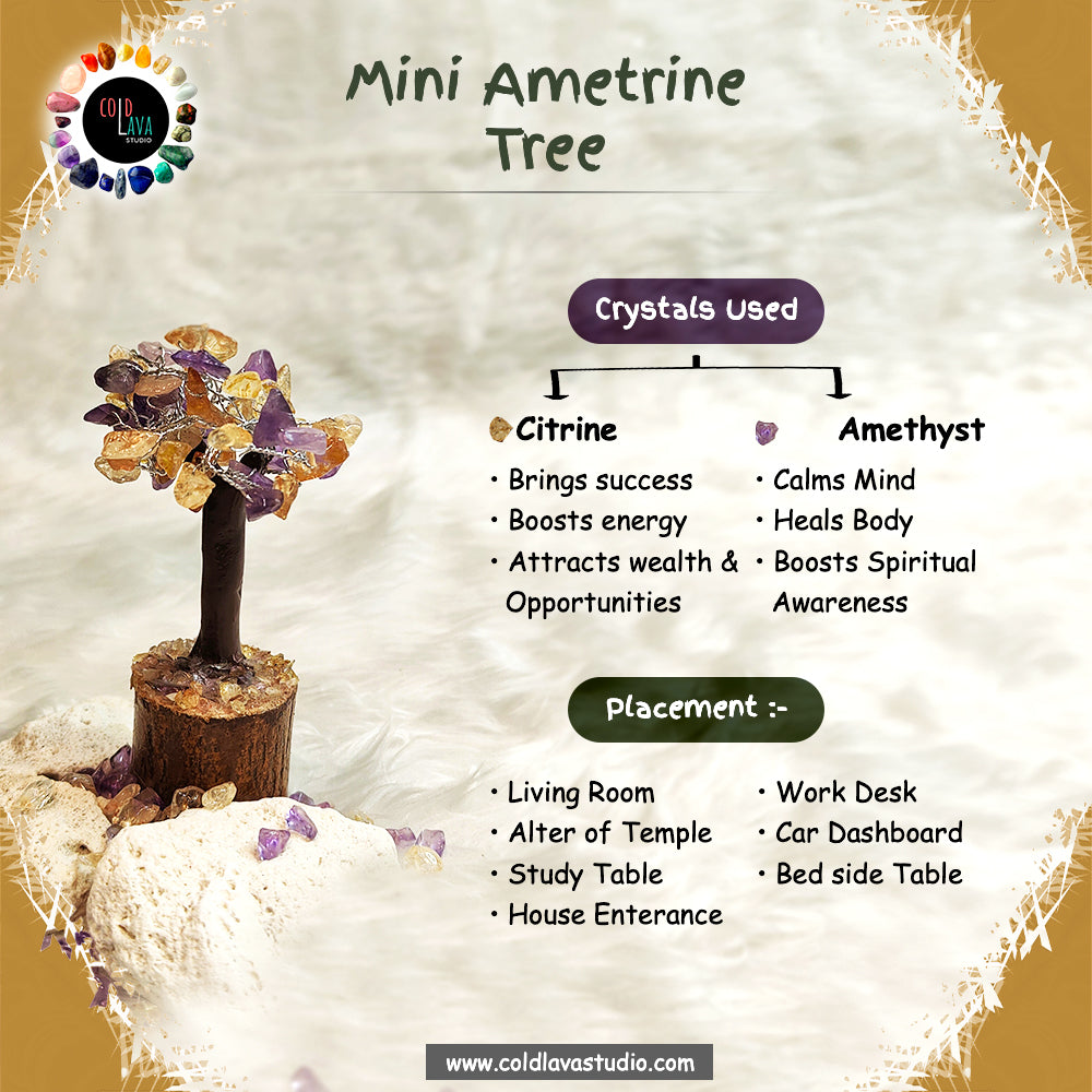 Mini Ametrine Tree