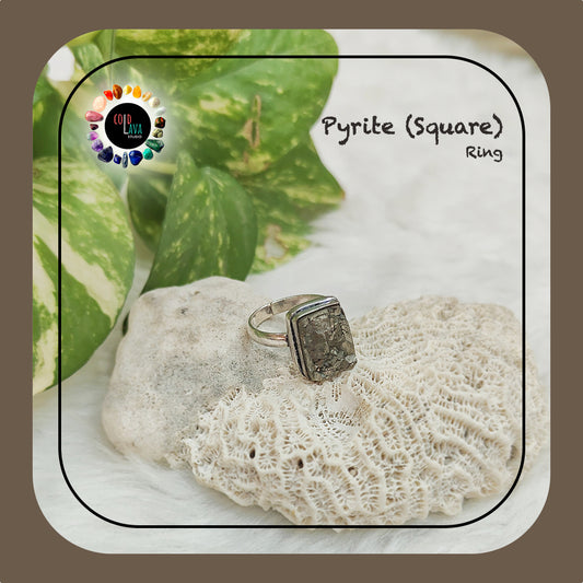 Pyrite Ring (Square)