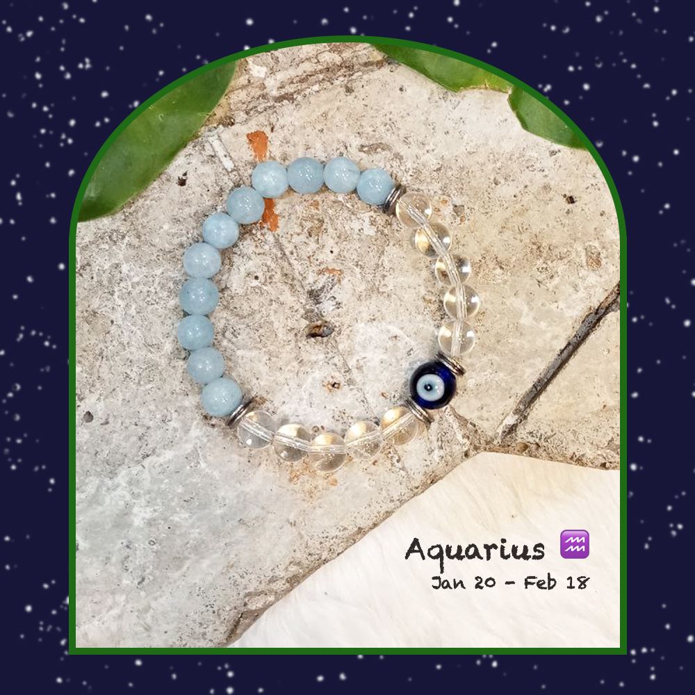 Aquarius Zodiac bracelet