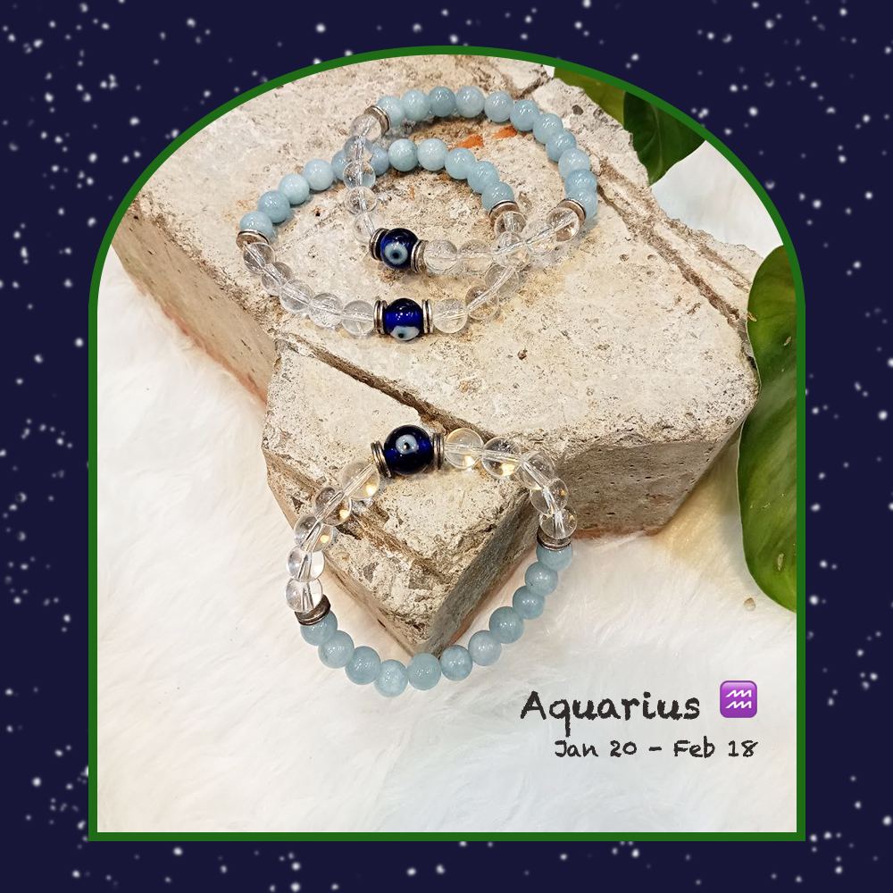Aquarius Zodiac bracelet