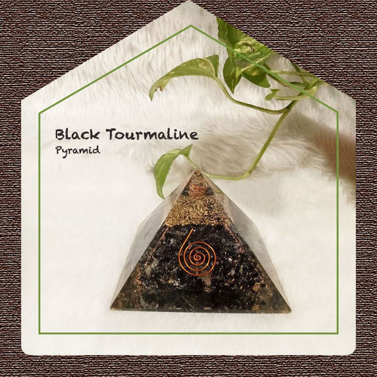 Black Tourmaline Protection Pyramid.