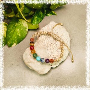 7 Chakra Rudraksha Crystal Rakhi