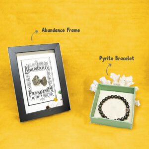 Abundance Prosperity Frame & Pyrite Bracelet
